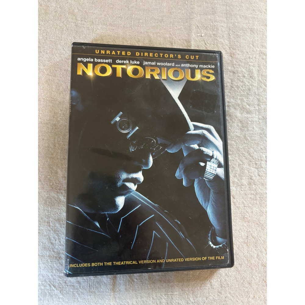 Notorious DVD Unrated Director's Cut Biggie Smalls Movie Angela Bassett 2009